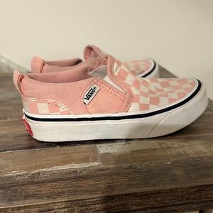 Toddler Pink Asher Vans